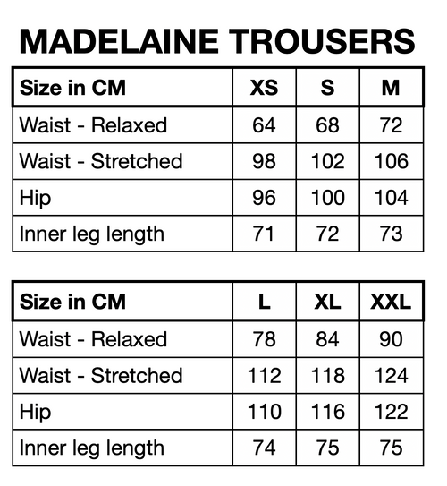 HUNKØN Madelaine Trousers Trousers Yellow Patchwork