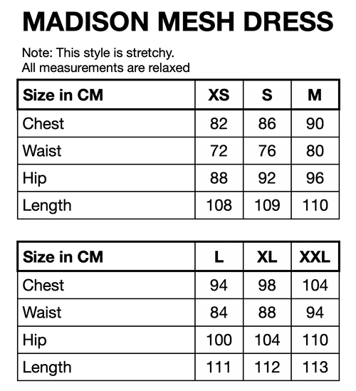 HUNKØN Madison Mesh Dress Dresses Multiverse Art Print