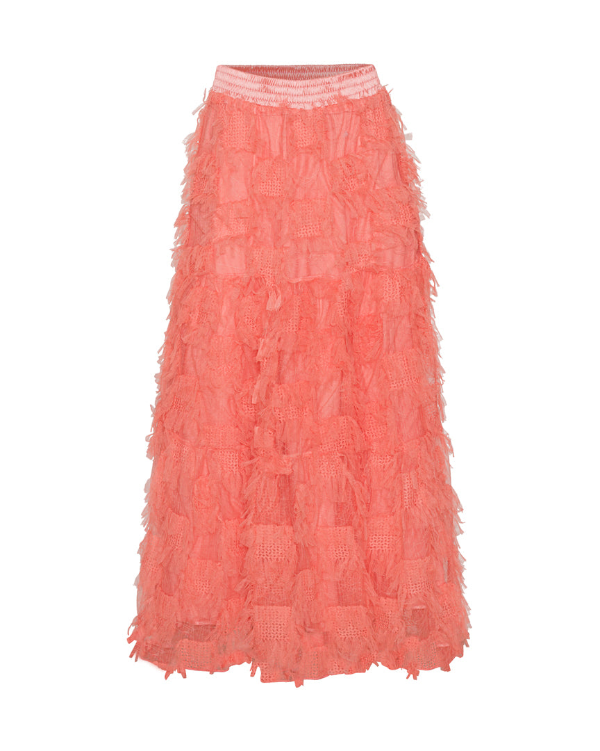HUNKØN Magda Skirt Skirts Coral