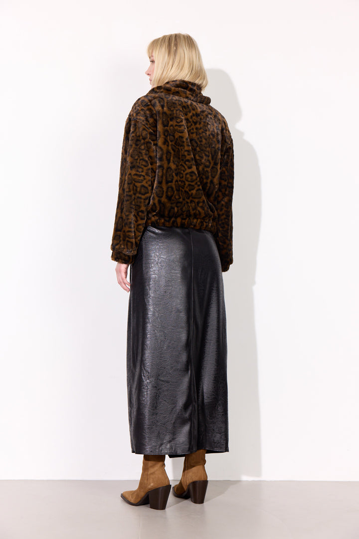 HUNKØN Malia Jacket Jackets Leopard