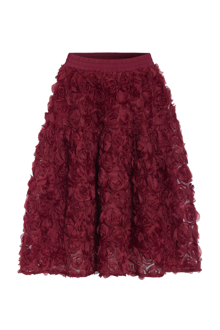 HUNKØN Marianne Skirt Skirts Burgundy