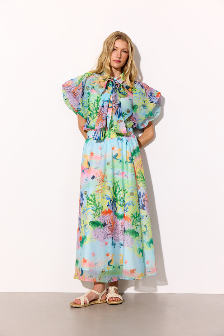 HUNKØN Marina Shirt Shirts Ocean Life Art Print