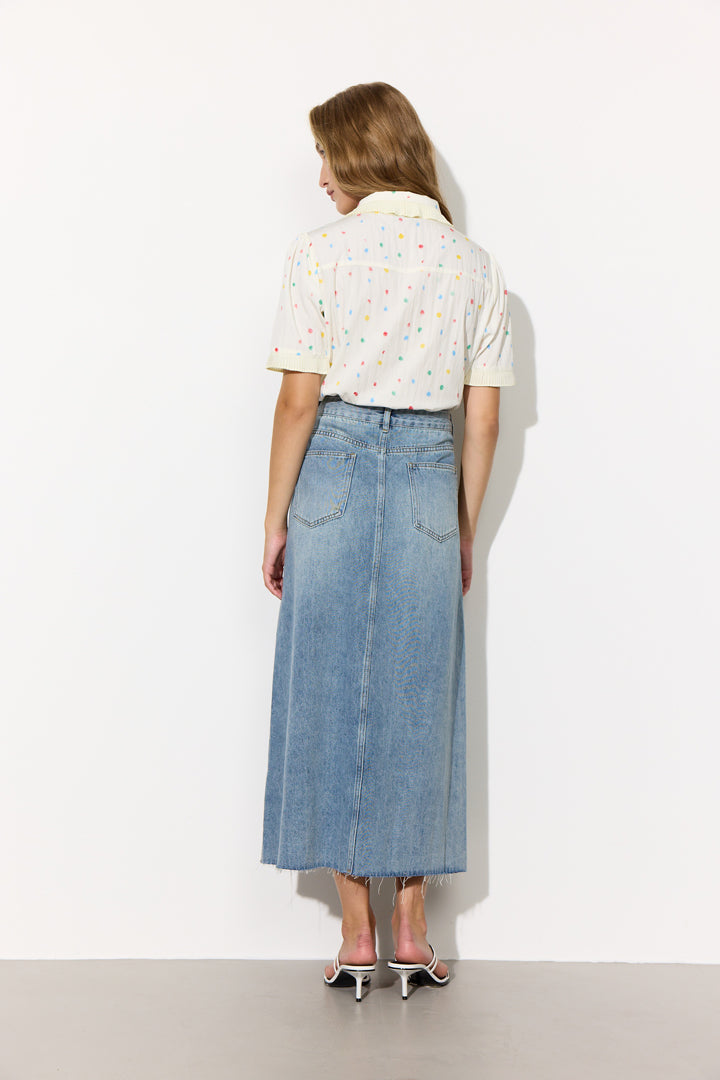 HUNKØN Martha Shirt Shirts Cream