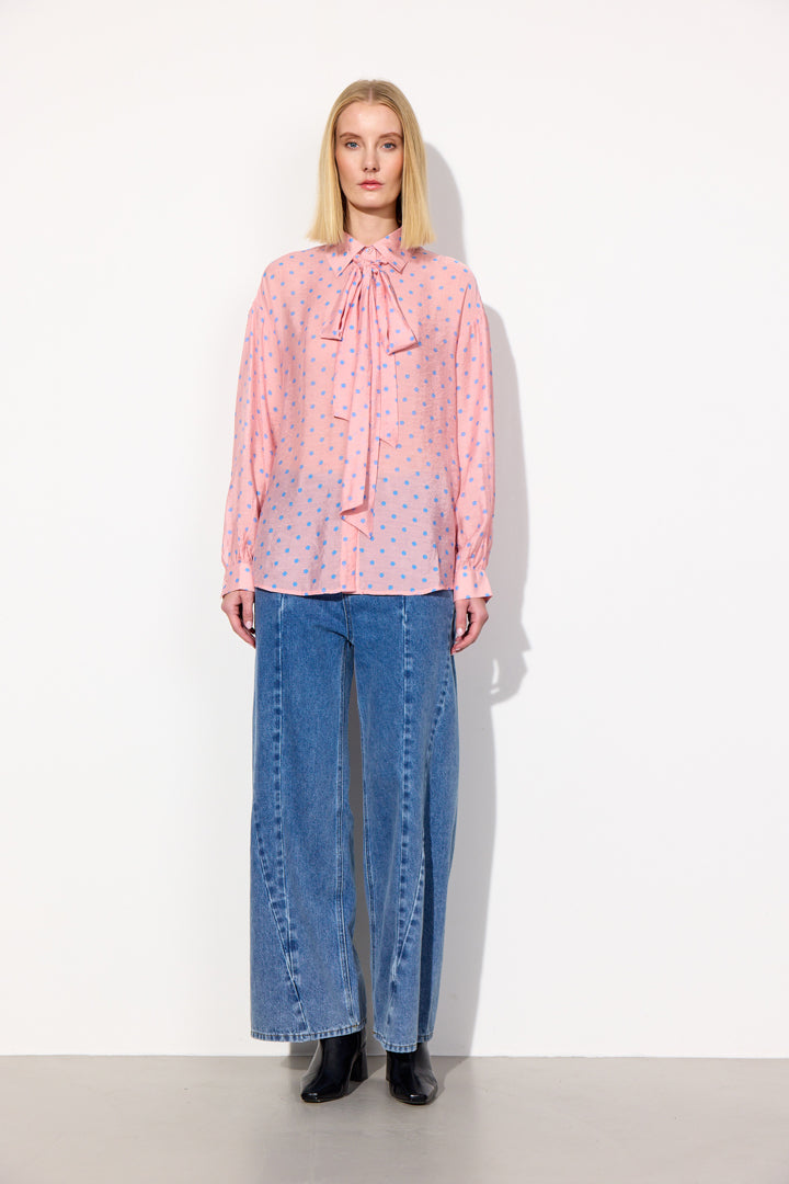 HUNKØN May Shirt Shirts Soft Pink