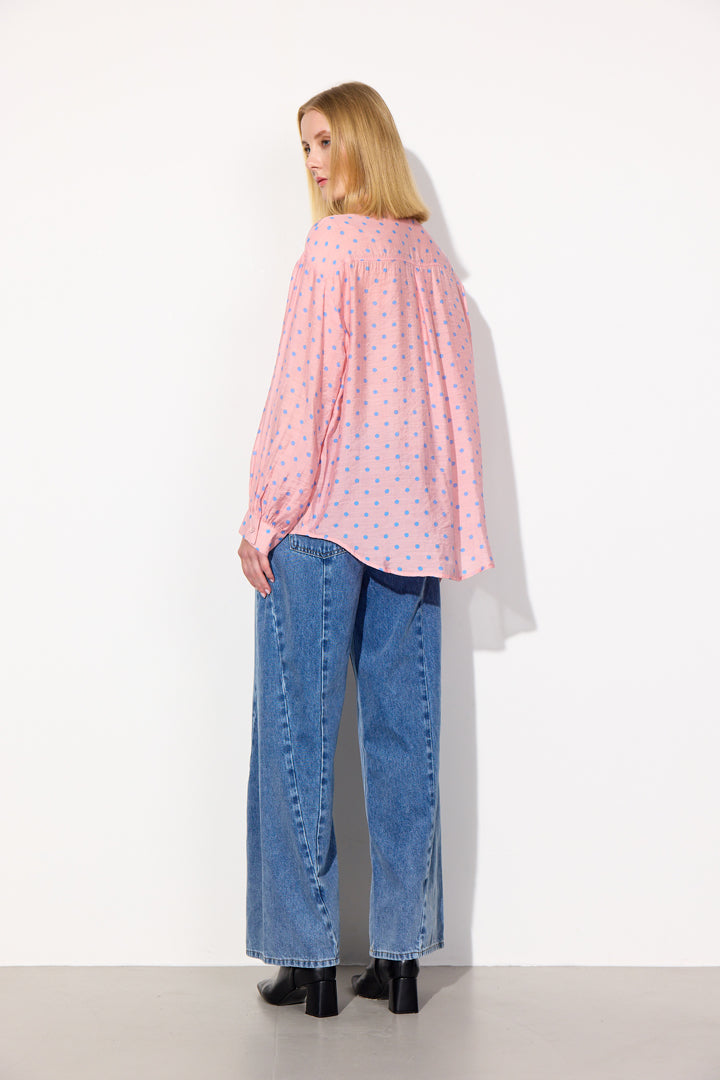 HUNKØN May Shirt Shirts Soft Pink