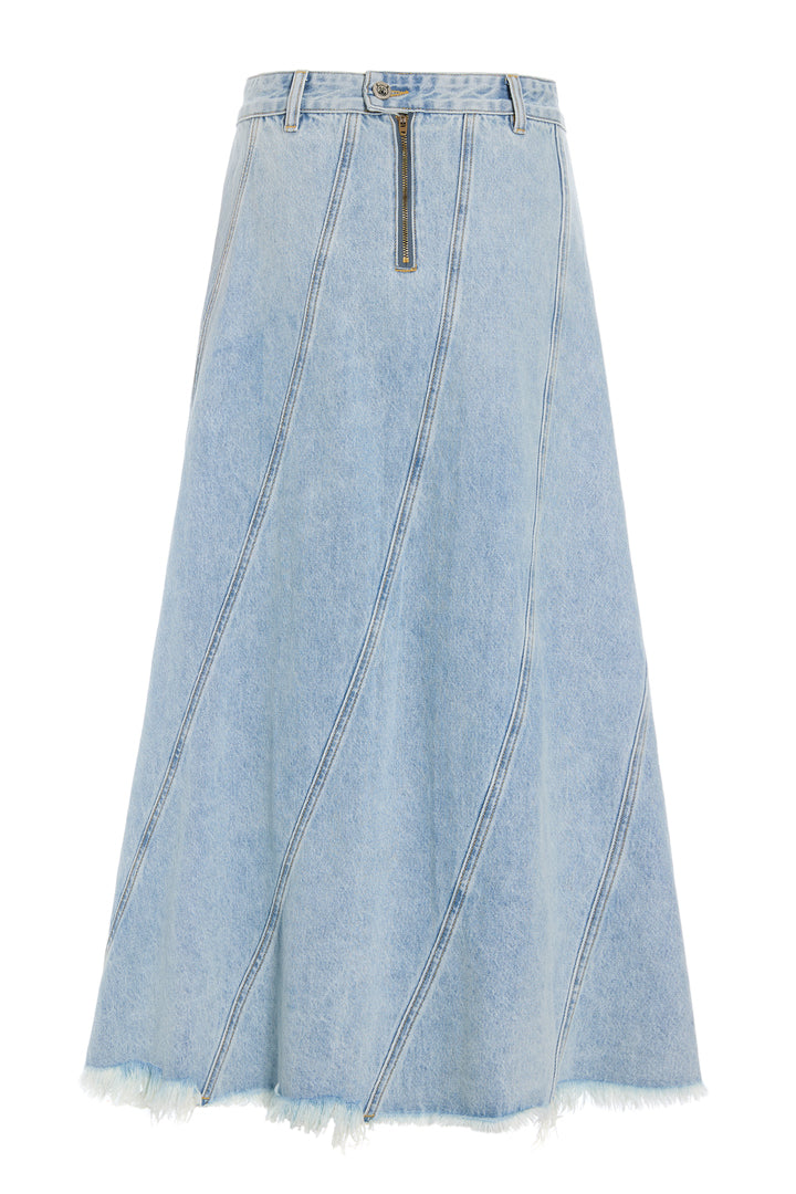 HUNKØN Mette Denim Skirt Skirts Light Denim