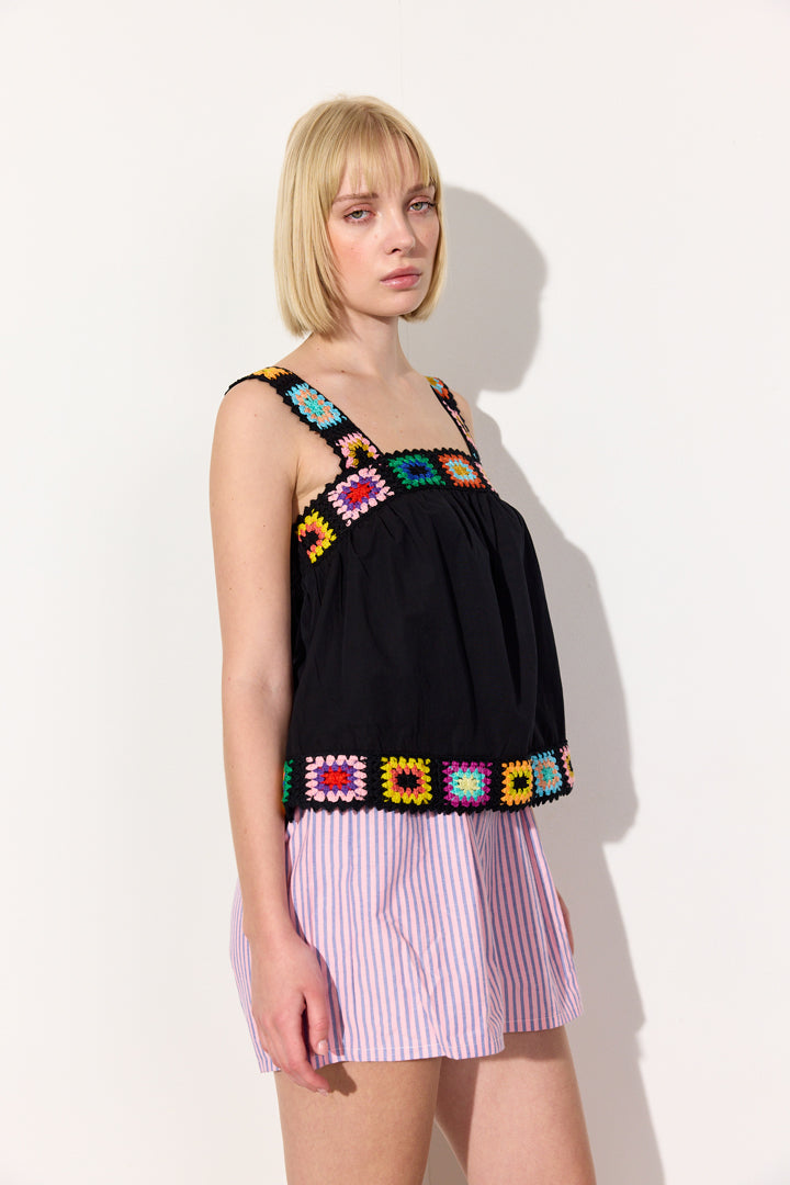 HUNKØN Millie Top Tops Black