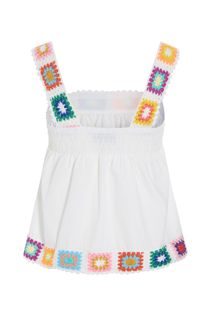 HUNKØN Millie Top Tops White