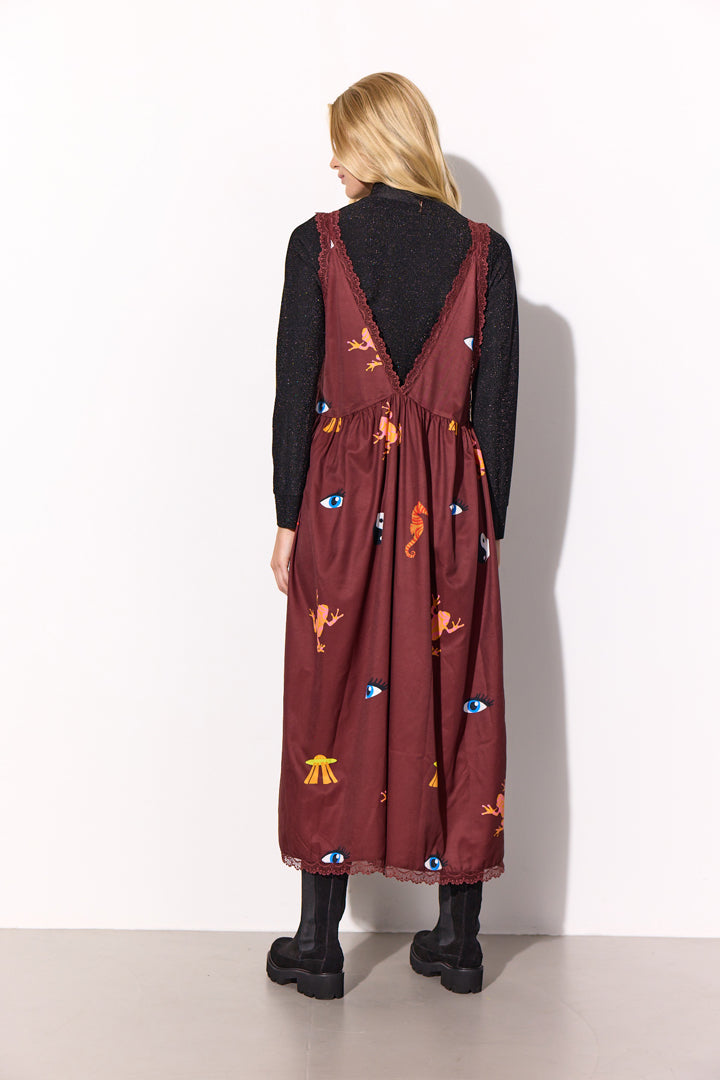 HUNKØN Mirabelle Dress Dresses Trippy Tales Art Print