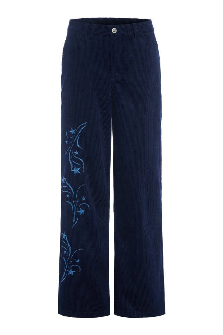 HUNKØN Nadine Trousers Trousers Navy