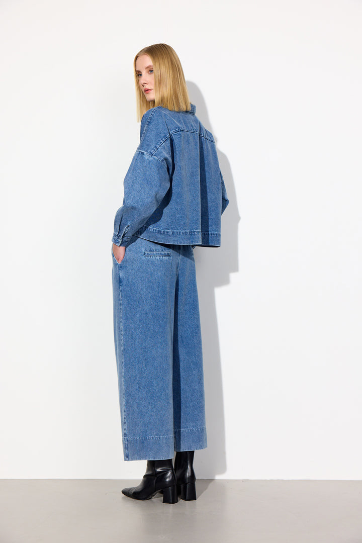 HUNKØN Nala Denim Shirt Shirts Stonewash Denim