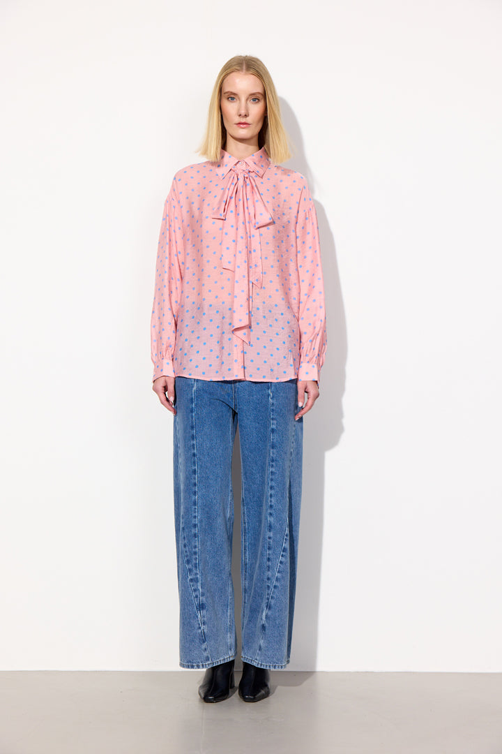 HUNKØN Nala Denim Trousers Trousers Stonewash Denim