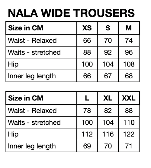 HUNKØN Nala Wide Denim Trousers Trousers Stonewash Denim