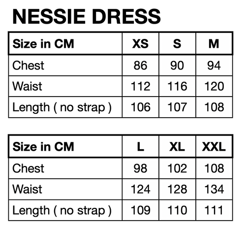 HUNKØN Nessie Dress Dresses Blue Ocean Art Print