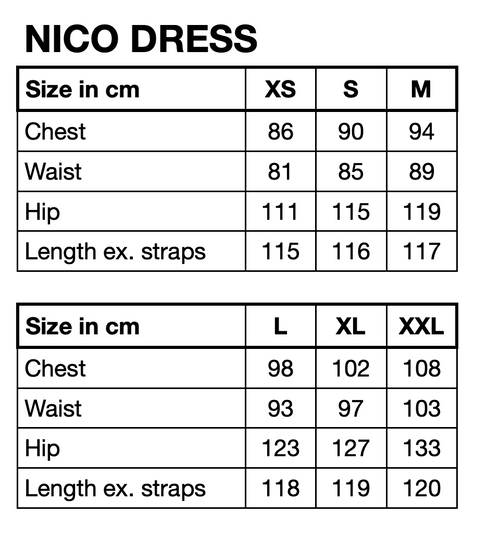 HUNKØN Nico Dress Dresses Light Denim