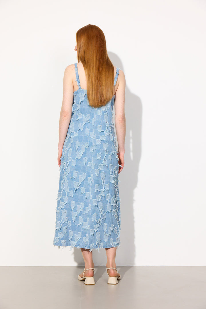 HUNKØN Nico Dress Dresses Light Denim