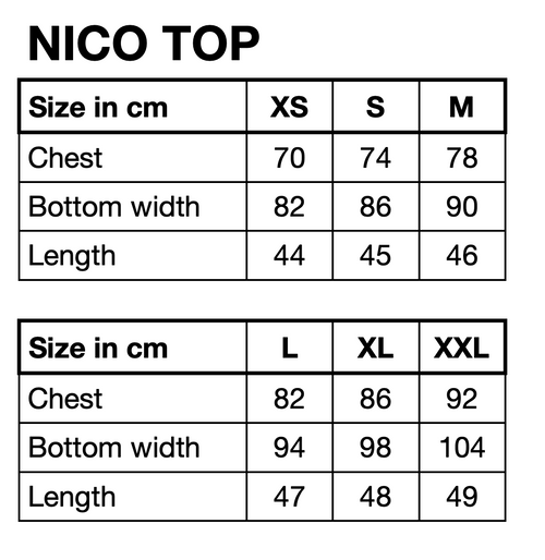 HUNKØN Nico Top Tops Light Denim