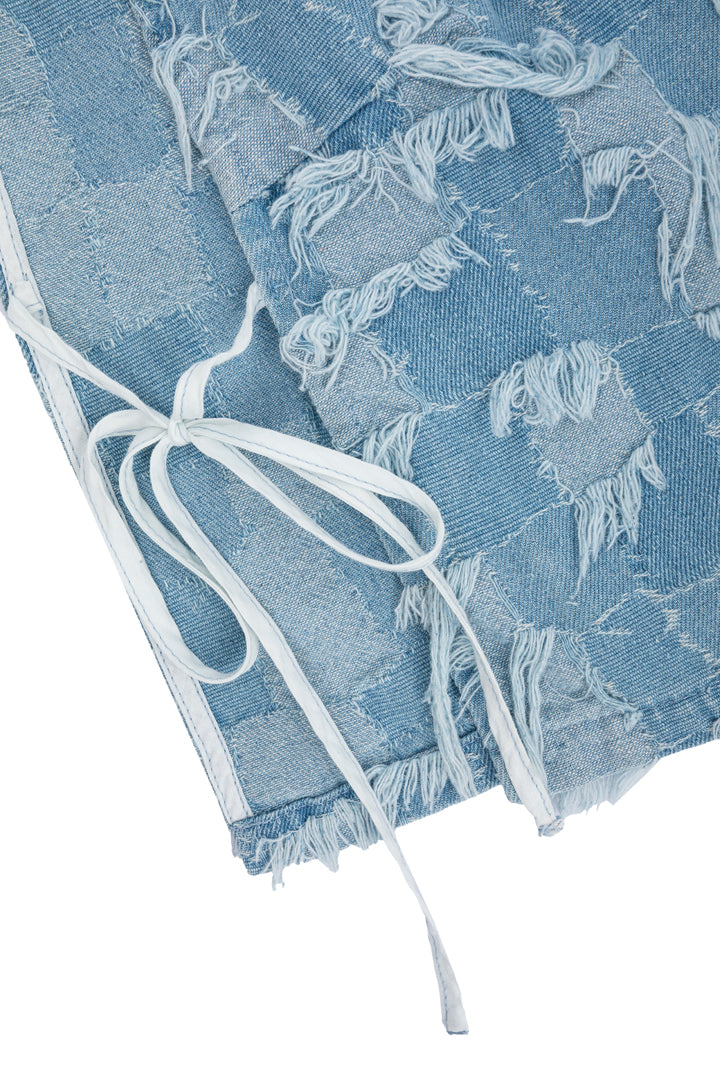 HUNKØN Nico Top Tops Light Denim