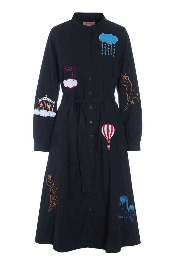 HUNKØN Nicole Dress Dresses Black