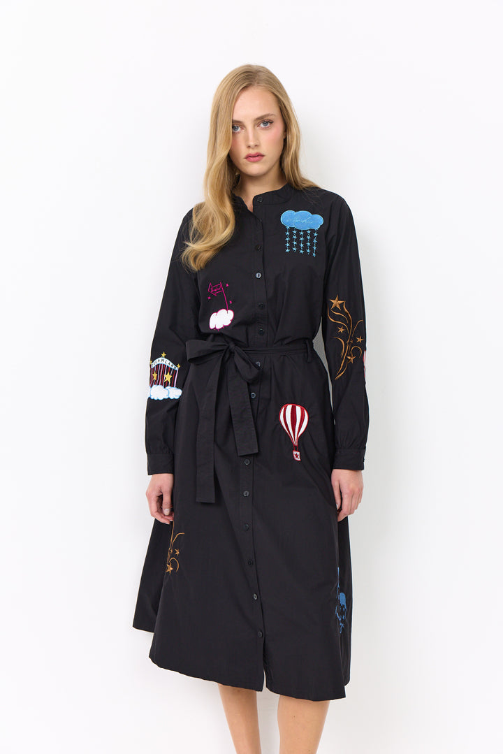 HUNKØN Nicole Dress Dresses Black