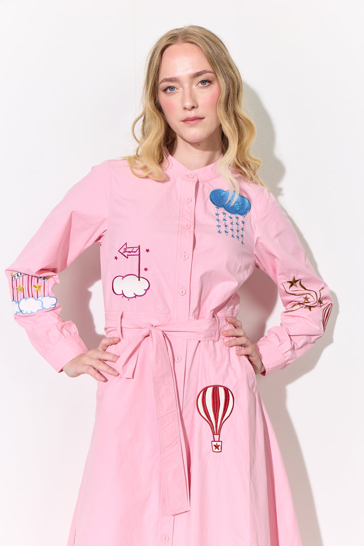 HUNKØN Nicole Dress Dresses Pink
