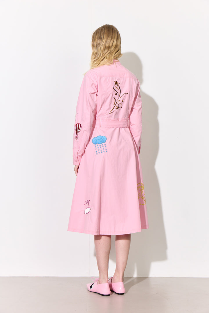 HUNKØN Nicole Dress Dresses Pink