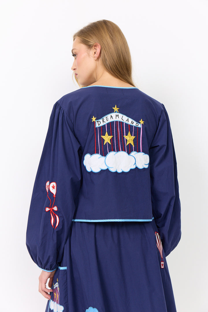 HUNKØN Nicole Shirt Shirts Navy