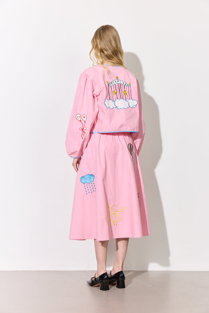 HUNKØN Nicole Skirt Skirts Pink