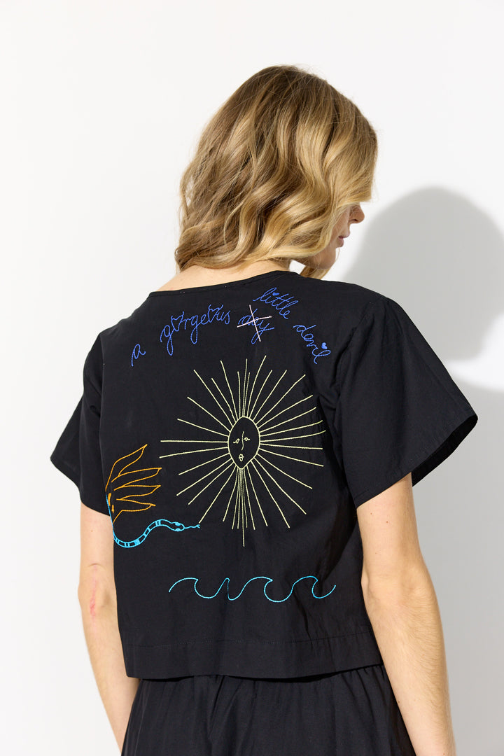 HUNKØN Nima Shirt Shirts Black