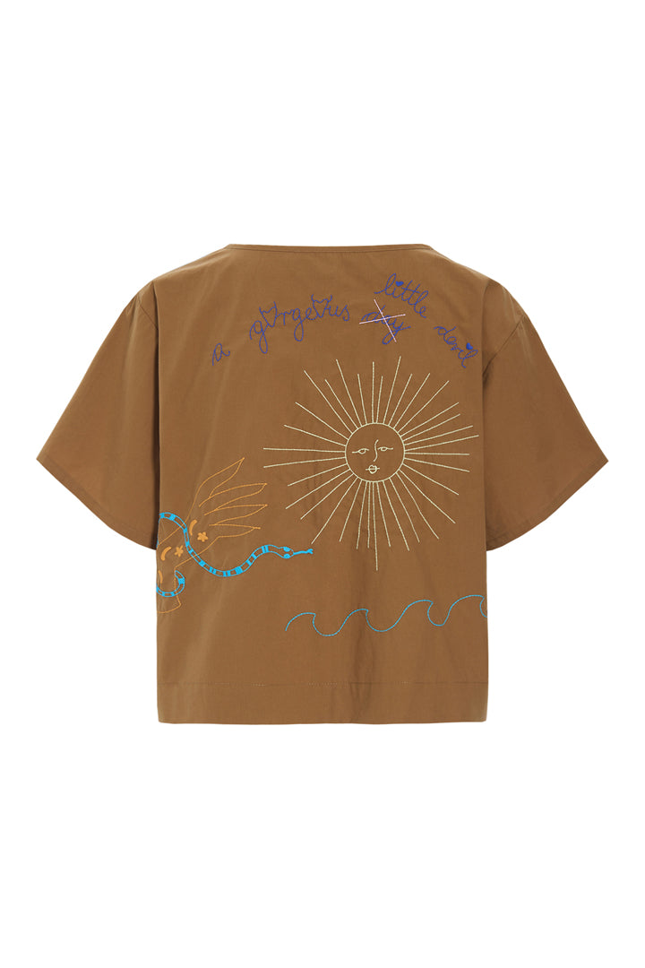 HUNKØN Nima Shirt Shirts Caramel