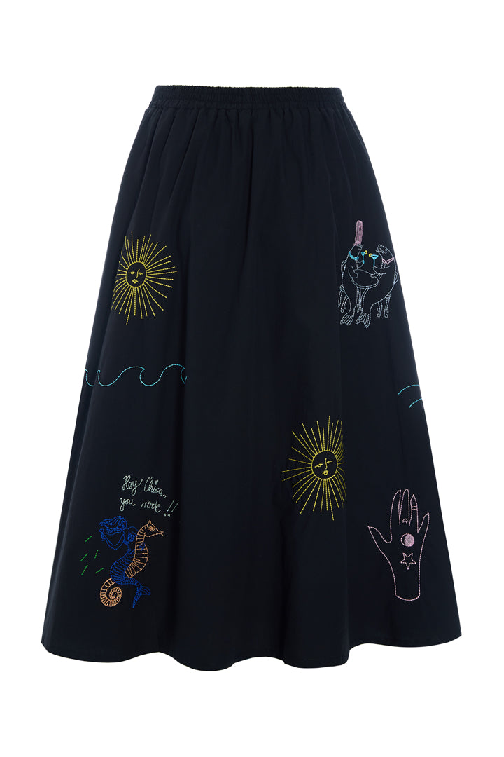 HUNKØN Nima Skirt Skirts Black