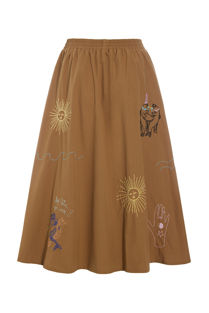 HUNKØN Nima Skirt Skirts Caramel