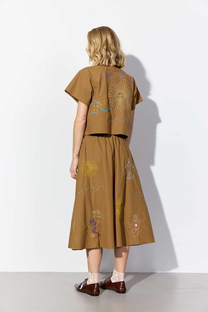 HUNKØN Nima Skirt Skirts Caramel