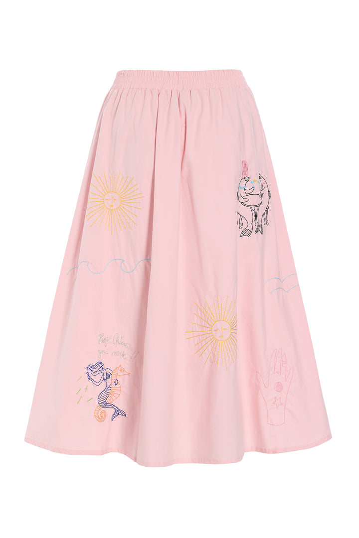 HUNKØN Nima Skirt Skirts Rose