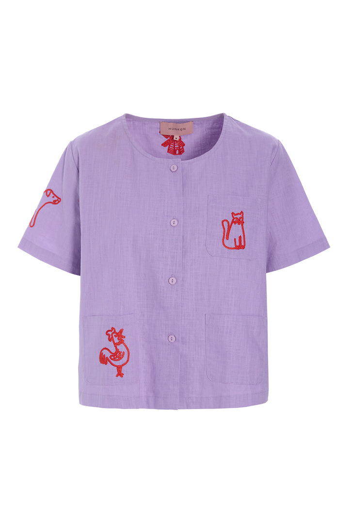 HUNKØN Nina Shirt Shirts Lavender