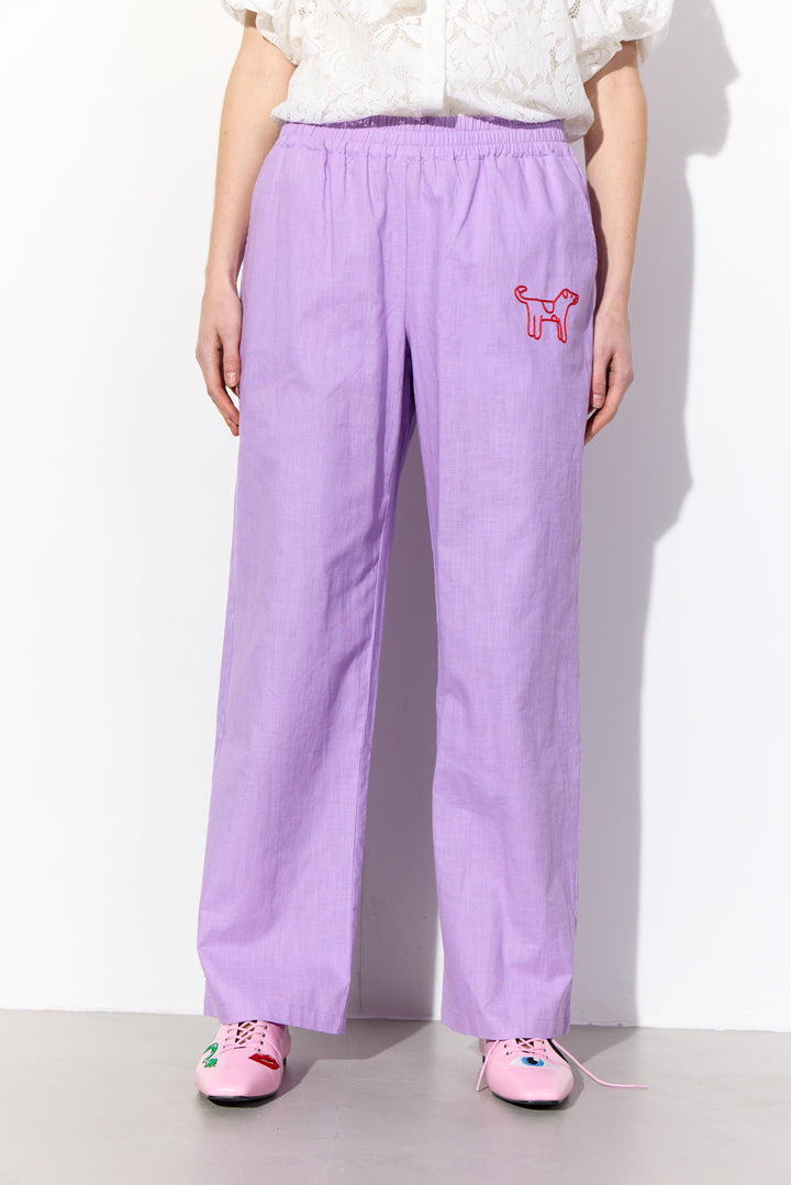 HUNKØN Nina Trousers Trousers Lavender