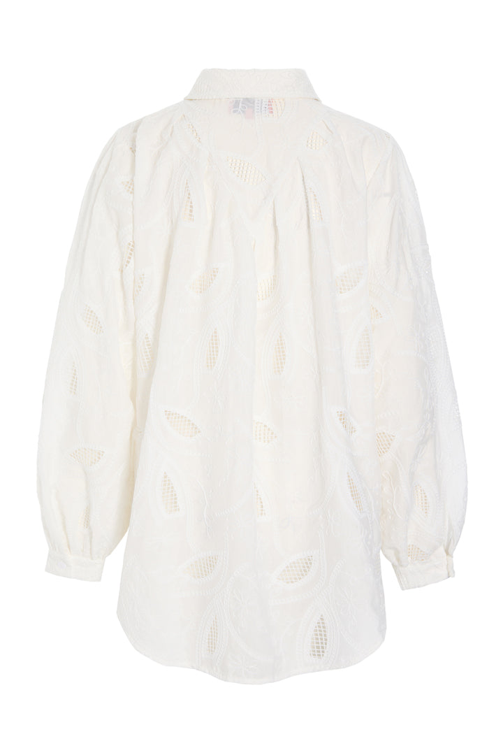 HUNKØN Orla Shirt Shirts White