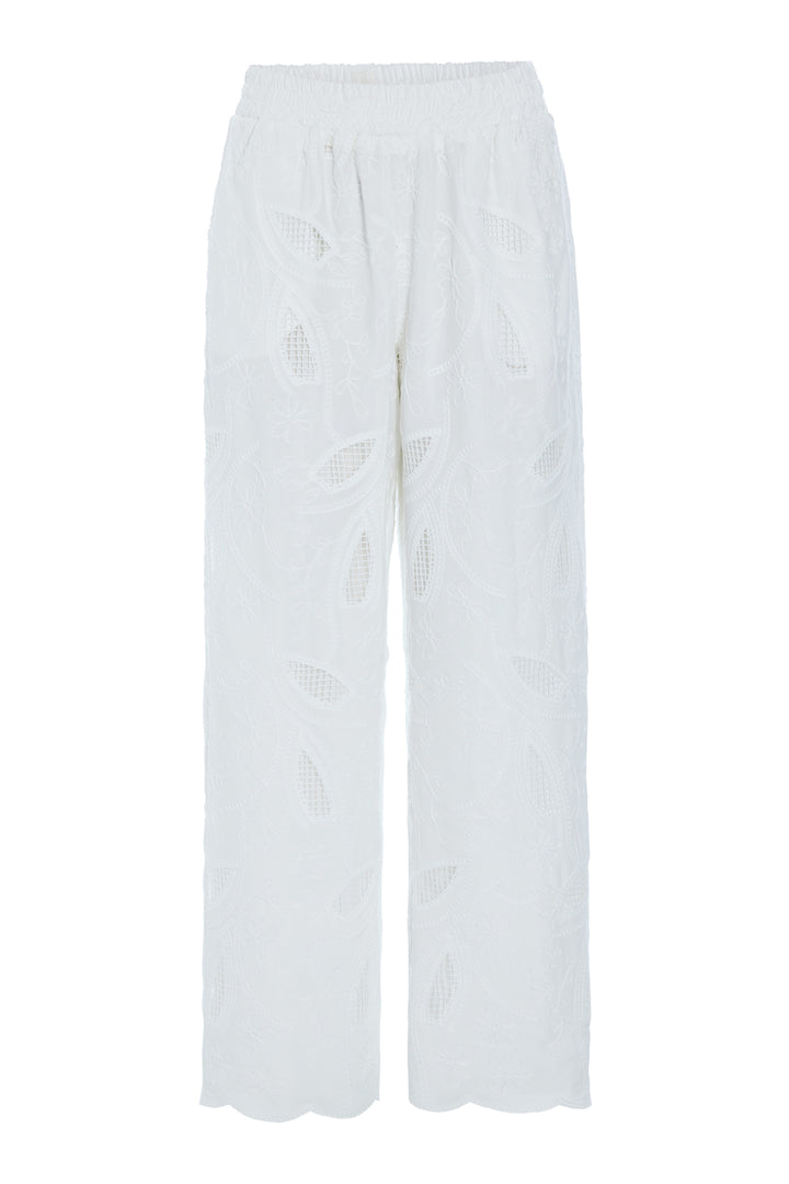 HUNKØN Orla Trousers Trousers White