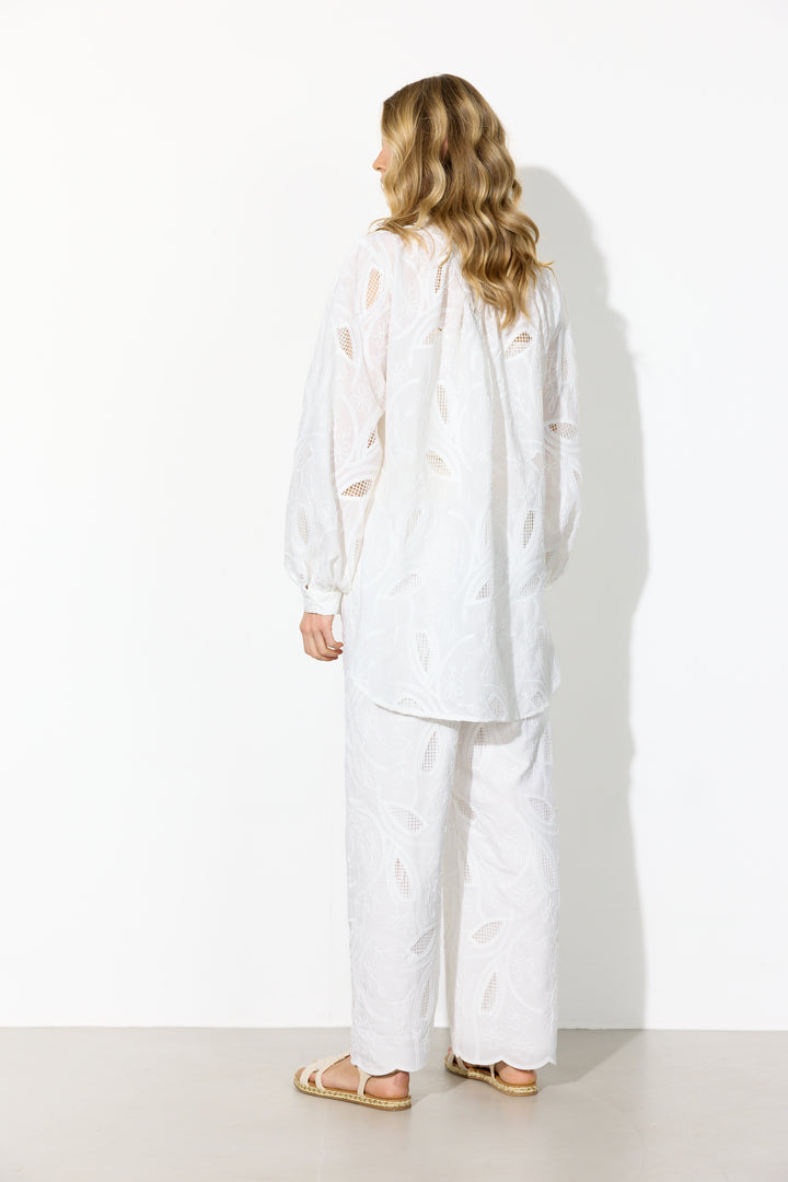 HUNKØN Orla Trousers Trousers White