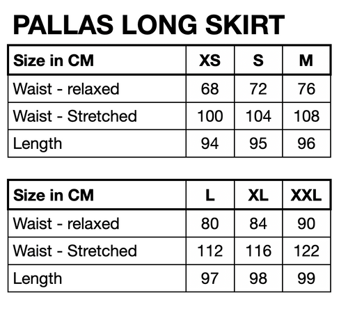HUNKØN Pallas Long Skirt Skirts Black Pony
