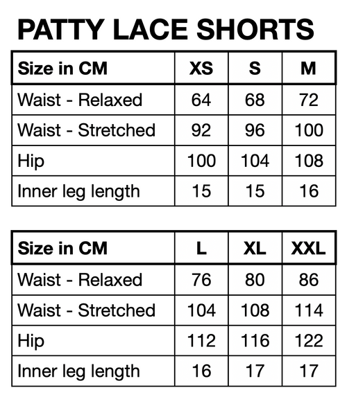 HUNKØN Patty Lace Shorts Shorts Cream