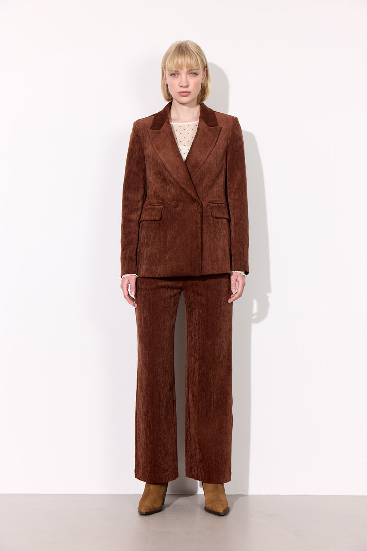 HUNKØN Petra Blazer Jackets Brown