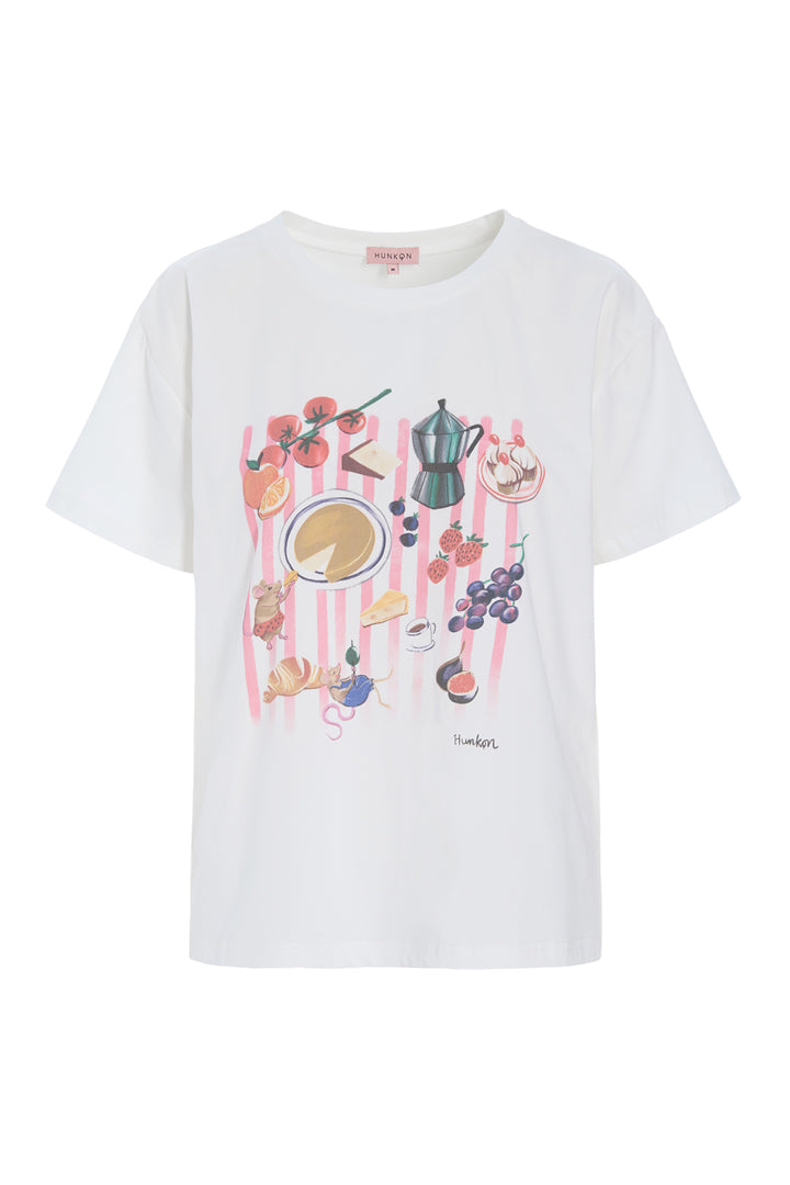 HUNKØN Picnic T-shirt T-shirts White