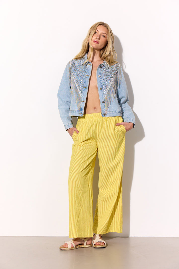 HUNKØN Priya Gem Jacket Jackets Light Denim