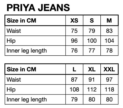 HUNKØN Priya Gem Jeans Trousers Black Denim