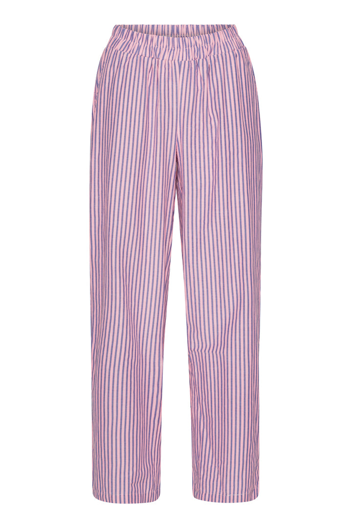 HUNKØN Randi Trousers Trousers Pink Striped