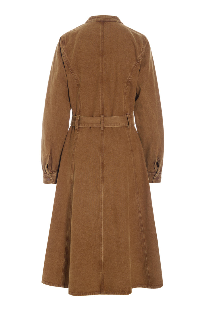 HUNKØN Renata Dress Dresses Brown