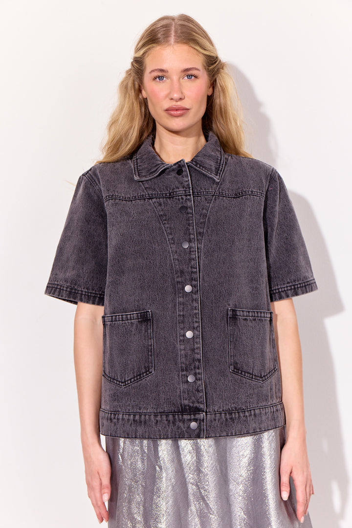 HUNKØN Renata Shirt Shirts Black