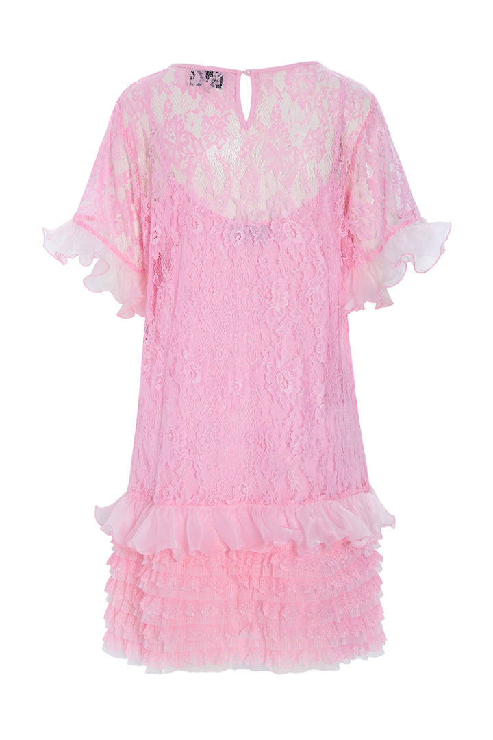 HUNKØN Rosanne Dress Dresses Pink