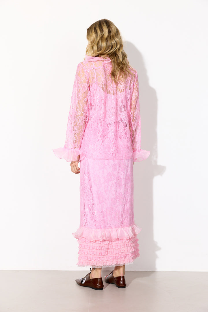 HUNKØN Rosanne skirt Skirts Pink